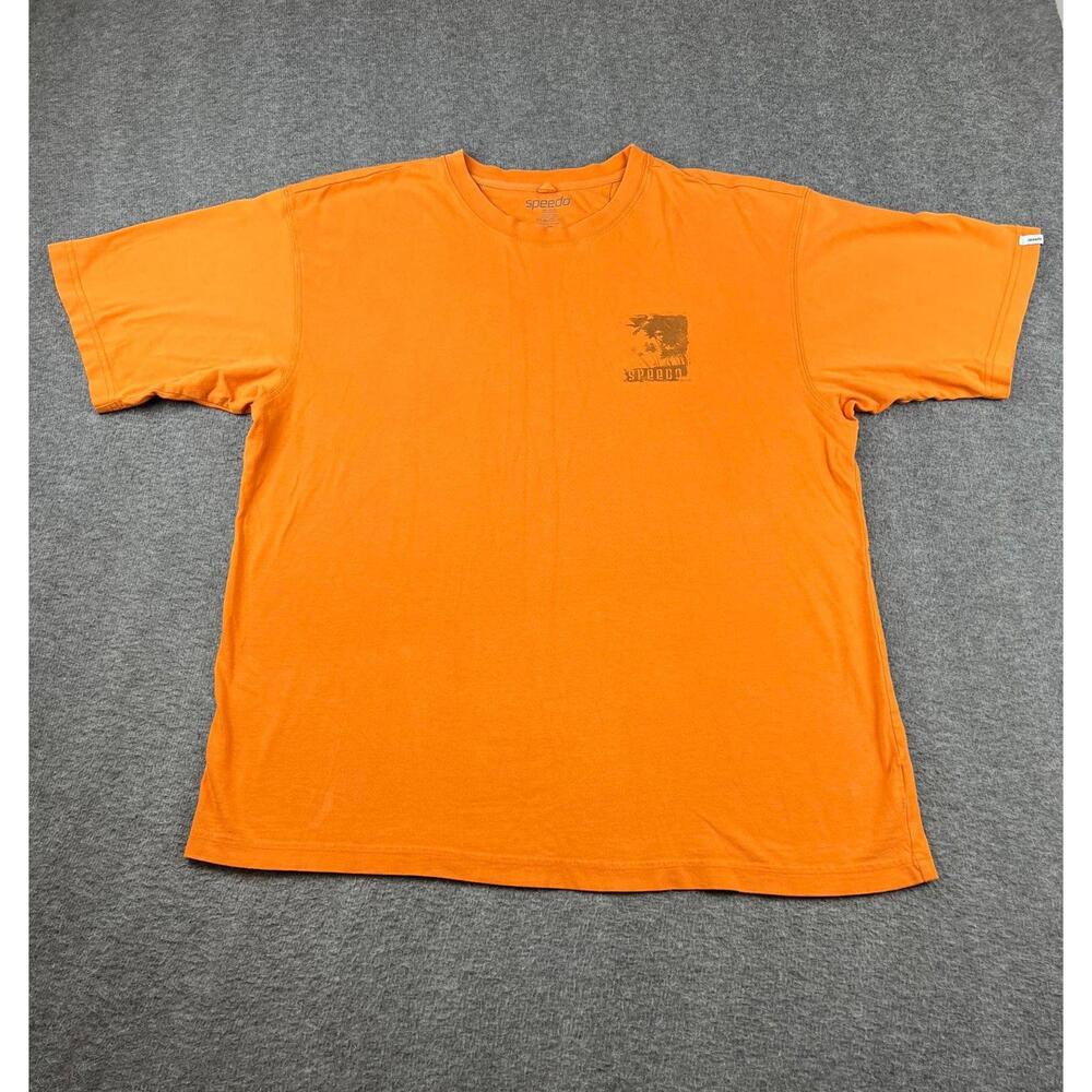 Speedo Orange‎ Graphic T-Shirt Size XXL
